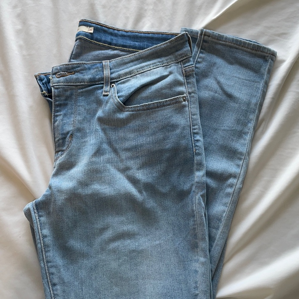 Levi’s 711 skinny size 31 light wash WORN ONCE